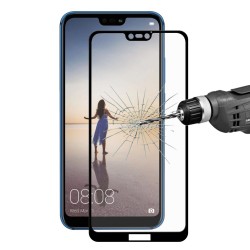 Sticla securizata protectie ecran 0.26mm pentru Huawei P20 Lite, neagra