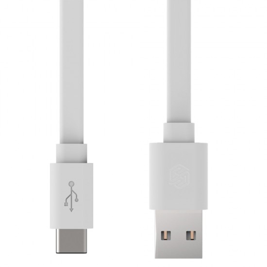 Cablu de sincronizare si incarcare TYPE C - USB, alb