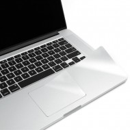 Folie protectie palm rest si trackpad aspect aluminiu pentru Macbook Pro Retina 13.3"
