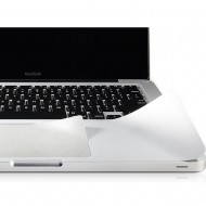 Folie protectie palm rest si trackpad aspect aluminiu pentru MacBook Pro 15.4" (Non-Retina)