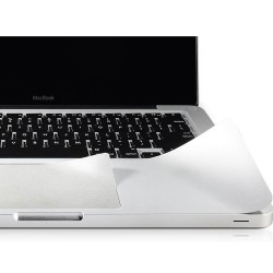 Folie protectie palm rest si trackpad aspect aluminiu pentru MacBook Pro 13.3" (Non-Retina)