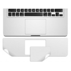 Folie protectie palm rest si trackpad aspect aluminiu pentru MacBook Pro Retina 15.4"