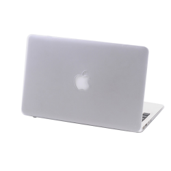 Carcasa protectie slim din plastic cu decupaj pentru MacBook Air 11.6", transparenta