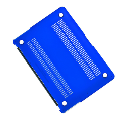 Carcasa protectie slim din plastic pentru MacBook Air 11.6", albastru inchis
