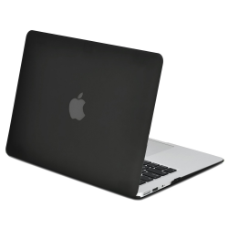 Carcasa protectie slim din plastic pentru MacBook Air 13.3", neagra
