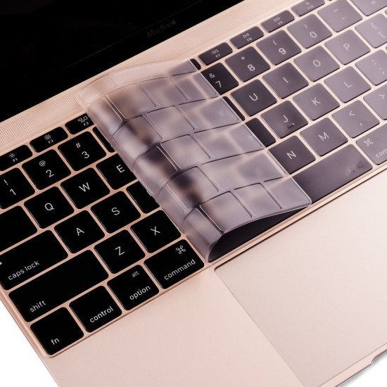 Pachet carcasa de protectie si folie tastatura pentru Macbook Pro 13,3" 2016, gri