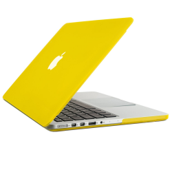 Carcasa protectie slim din plastic pentru MacBook Pro 13.3" (Non-Retina), galbena