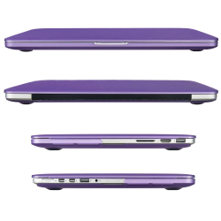 Carcasa protectie slim din plastic pentru MacBook Pro 13.3" (Non-Retina), mov