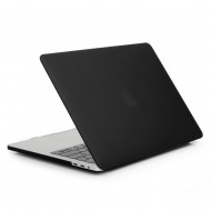 Pachet carcasa de protectie si folie tastatura pentru Macbook Pro 15.4" Touch Bar, negru