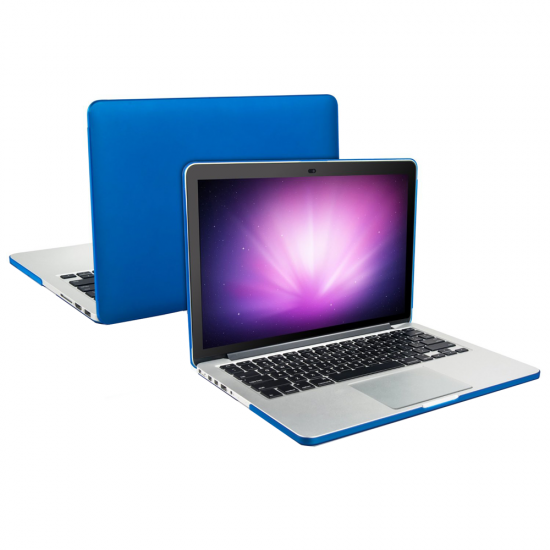 Carcasa protectie slim din plastic pentru MacBook Pro 15.4" (Non-Retina), albastru inchis