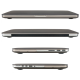 Carcasa protectie slim din plastic pentru MacBook Pro 15.4" (Non-Retina), gri