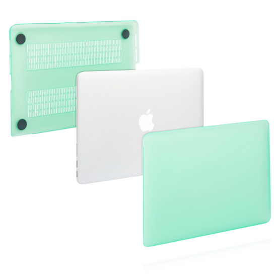 Carcasa protectie slim din plastic pentru MacBook Pro 15.4" (Non-Retina), verde