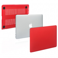 Carcasa protectie slim din plastic pentru MacBook Pro Retina 15.4", rosie