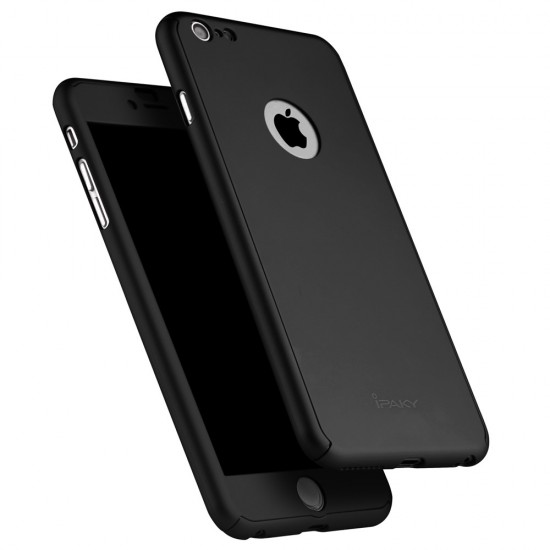 Mule Alleged width Husa protectie completa IPAKY pentru iPhone 6 Plus / 6S Plus 5.5 inch,  neagra