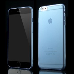 Carcasa protectie spate 0.6 mm pentru iPhone 6 Plus / 6S Plus 5.5", albastra