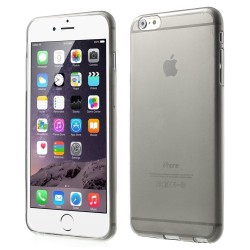 Carcasa protectie spate din gel TPU 0.6 mm pentru iPhone 6 Plus / 6S Plus 5.5", gri
