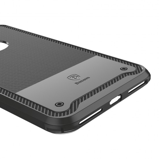 Carcasa protectie spate rezistenta la socuri BASEUS pentru iPhone 7 Plus 5.5 inch, neagra