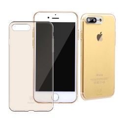 Carcasa protectie BASEUS din gel TPU pentru iPhone 7 Plus 5.5 inch, gold