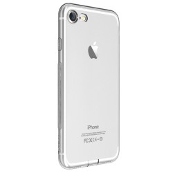 Carcasa protectie spate DEVIA din gel TPU pentru iPhone 7 Plus, transparent