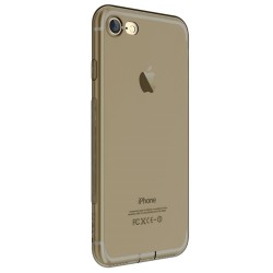 Carcasa protectie spate DEVIA din gel TPU pentru iPhone 7 Plus, gri