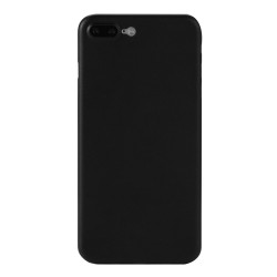 Carcasa protectie spate din plastic 0.4 mm pentru iPhone 8 Plus / 7 Plus, neagra