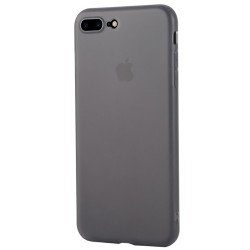 Carcasa protectie spate din plastic 0.4 mm pentru  iPhone 8 Plus / 7 Plus, gri