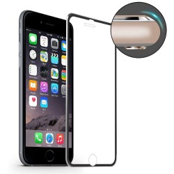 Sticla securizata HAT PRINCE cu rama de aluminiu pentru iPhone 7 4.7 inch, neagra