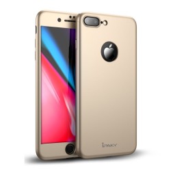 Husa protectie completa IPAKY pentru  iPhone 8 Plus,  gold