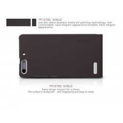 Carcasa protectie spate "Super Frosted" + folie protectie ecran pentru Huawei Ascend G6 -  neagra