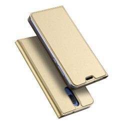 Husa de protectie din plastic si piele ecologica DUX DUCIS pentru Huawei Mate 10 Lite, gold