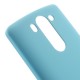 Carcasa protectie spate din plastic cauciucat pentru LG G3 D850 - albastra