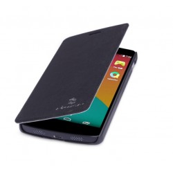 Husa flip cover pentru LG Google Nexus 5 - neagra