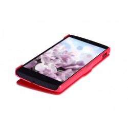 Husa flip cover slim pentru LG Google Nexus 5 - rosie