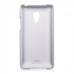 Carcasa protectie spate din plastic pentru Meizu MX4 - gri deschis