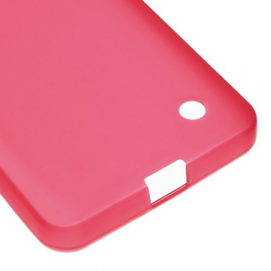 Carcasa protectie spate mata din gel TPU pentru Microsoft Lumia 550 - roz