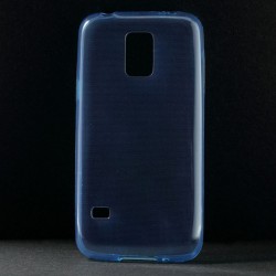 Carcasa protectie spate 0.6 mm pentru Samsung Galaxy S5 mini G800 - albastra