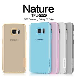 Carcasa protectie din gel TPU pentru Samsung Galaxy S7 Edge G935, gold