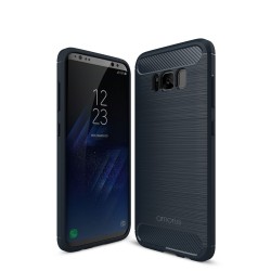 Carcasa protectie AMORUS din gel TPU pentru Samsung Galaxy S8+ G955, Albastra inchis