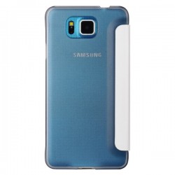 Husa protectie "Window View" pentru Samsung Galaxy Alpha G850 - alba