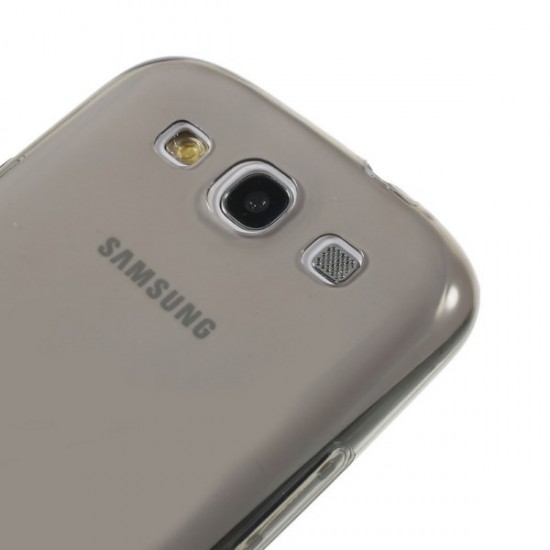 coal eternally Establish Carcasa protectie spate 0.6mm pentru Samsung Galaxy S3 / S3 NEO - gri