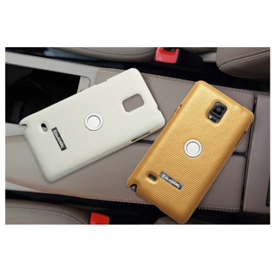Carcasa protectie cu suport de masina pentru Samsung Galaxy Note 4 N910 - alba