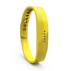 Bratara de rezerva din silicon pentru Fitbit Flex 2, galben